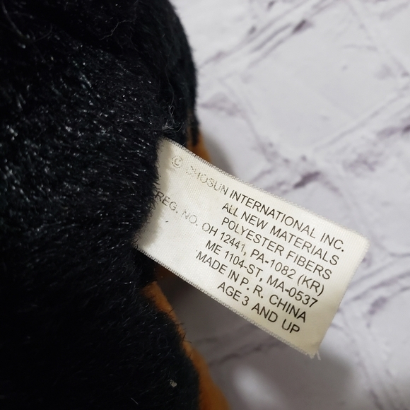 Chosun Rottweiler Puppy Dog Plush 10" Stuffed Animal Toy Black Brown Floppy Ears - Picture 7 of 9